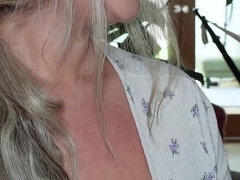 Obciąganie, Mamuśka, Mama, Naturalne cycki, Punkt widzenia, Solo