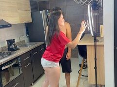 18 años, Mamada, Corrida, Cocina, Latina, Tabú, Adolescente