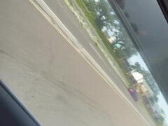 Amaterji, Rjavolaska, Avto, Notranji izliv, Kurac, Ženska, Orgazem, V javnosti