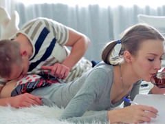 Μεγάλος κώλος, Πίπα, Μελαχροινή, Έφηβος, Βυζιά