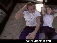 skinny youngster Step son Hot Family Sex With Step Dad Outside