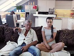 Boquete, Morena, Papai, Vovô, Hd, Adolescente, Tetas, Casamen