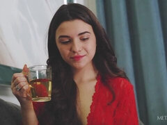 Wsapaniały, Tyłek, Brunetka, Rozdziawiony, Masturbacja, Ogolona, Solo, Odpędzanie