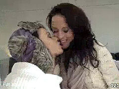 アナル, ヨーロピアン, レズビアン, 三人