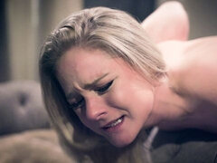 Røv, Stor røv, Blondine, Håndjob, Barberet, Stripning, Teenager, Bryster