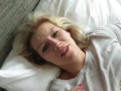 Leie, Blondine, Papi, Aufs gesicht abspritzen, Behaart, Hardcore, Sperma, Titten