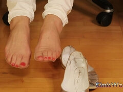 Amateur, Fétiche des pieds, Mature, Nylon, Solo