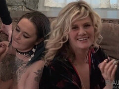 Braunhaarige, Selbstgemacht, Mutti, Orgie, Party, Muschi, Realität, Titten