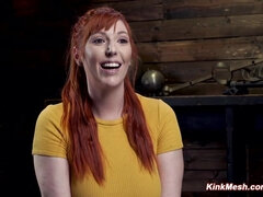 Dziwaczny, Niewola, Fetysz, Hd, Rudowłosa, Niewolnik, Zabawki, Wibrator