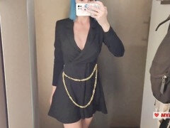 Gros cul, Robe, Exhib, De plein air, Public, Sous la jupe