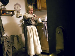 ブロンド, 茶髪の, 農場, Hd, レズビアン, 自然山雀