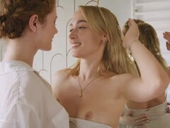 Duże cycki, Palcówka, Lizanie, Bielizna, Masturbacja, Ogolona, Chudy, Cycki