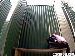 Amatør, Brunette, Tjekke, Hd, Offentlig, Realitet, Bad, Snugkigger