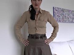Amateur, Brunette brune, Fétiche, Allemand, Hd, Cuir, Mère que j'aimerais baiser, Solo
