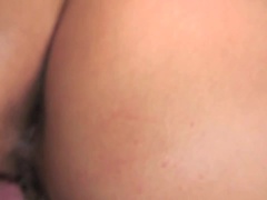 Aziatisch, Grote mammen, Zwart, Bruinharig, Hardcore, Natuurlijk, Gezichtspunt