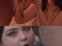 18, Amatööri, Iso kaunis nainen, Suihinotto, Strap on dildo, Teini