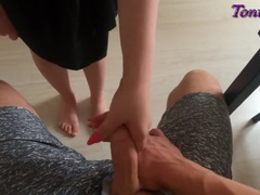 Enthousiasteling, Sperma shot, Huisgemaakt, Gezichtspunt, Ruw, Russisch, Tiener, Maagd