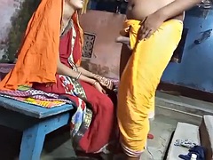 Village wife Deshi shares dirty talk, blowjob, sex with woman in Hindi