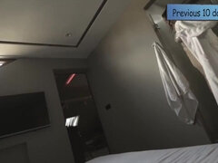 Amatör, Stor kuk, Stora tuttar, Brunett, Creampie, Hotell, Dusch, Tatuering