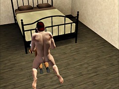 Anal, Nana, Gros seins, Noire, Tir de sperme, Noir ébène, Hard, Interracial