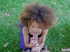 Amatorka, Czarny, Obciąganie, Wytrysk, Ciemna karnacja, Hardcore