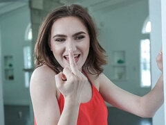 Kont, Pijpbeurt, Hondjeshouding, Handbeurt, Roodharige vrouw, Strippen, Tiener, Tieten likken