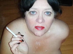 Amatör, Baben, Bbw stor vacker kvinna, Sperma i munnen, Grovt språk, Hemmagjord, Kysser, Tuttar