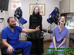 Cum Clinic Extraction #14 - Nurse Azra Iahmir Uses Deep Throat on Virgin Nurse Luci Starr