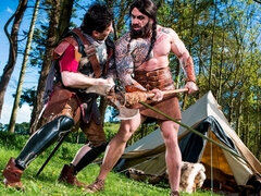 Μεγάλα βυζιά, Πίπα, Σε στάση σκύλου στα τέσσερα, Θηλυκό θηλυκό αρσενικό, Ώριμη γυναίκα, Εκτός, Τρίο, Βυζιά