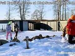 18, Fingering, Slick, Naken, Orgie, Fitta, Rysk, Tuttar