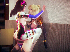 Overwatch futa, dva futa, mercy