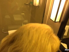 Rumpa, Stor kuk, Blondin, Sperma shot, Ansiktsbehandling, Handjobb, Fitta, Tuttar