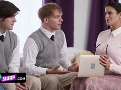 MomSwap - Strict And Religious Stepmoms Swap Their Naughty Teen Boys To Teach Them A Lesson