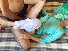 Amatör, Amerikansk, Stor stjärt, Par, Indisk, Slick, Mamma, Styvmamma