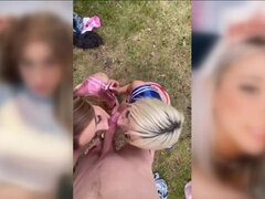 18 anni, Brunetta, Doppia penetrazione, Gruppo, Interrazziale, Matura, Ragazza, Tette