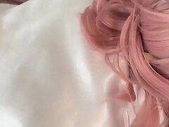 Enthousiasteling, Universiteit, Dominante vrouw, Latex, Meesteres, Slaaf, Voorbinddildo