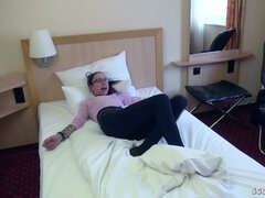 Πούτσος, Στο πρόσωπο, Γερμανός, Σκληρό, Ώριμη, Ώριμη γυναίκα, Κοκκαλιάρης, Τατουάζ