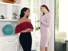 Latina Temptress Explores Intense Passion in Outdoor Lesbian Big Boob Play