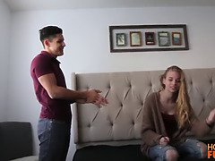 Kont, Mooi, Rondborstig, Hd, Kut duiken, Mager, Tiener, Tieten likken