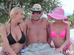 항문, 큰 가슴, 독일인, 자연의 가슴, 공개적인, 보지, 현실, 쓰리섬