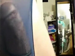 Amatoriale, Grande cazzo, Lingerie, Masturbazione, Pantaloncini sintetici, Magra, Solo, Calze