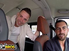 Taylor Sands gets wild on the Bangbus in a hardcore fuckfest with Alberto Blanco