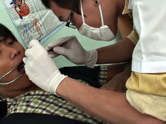 Anaal, Aziatisch, Sperma shot, Arts, Vingeren, Homo, Inshuiven, Mager