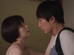 Asiatique, Sucer une bite, Brunette brune, Éjaculation interne, Tir de sperme, Queue, Fait maison, Japonaise