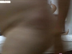 SBBW 2 dicks in one chick Gonzo lady made love in hotel trio by lucky guys